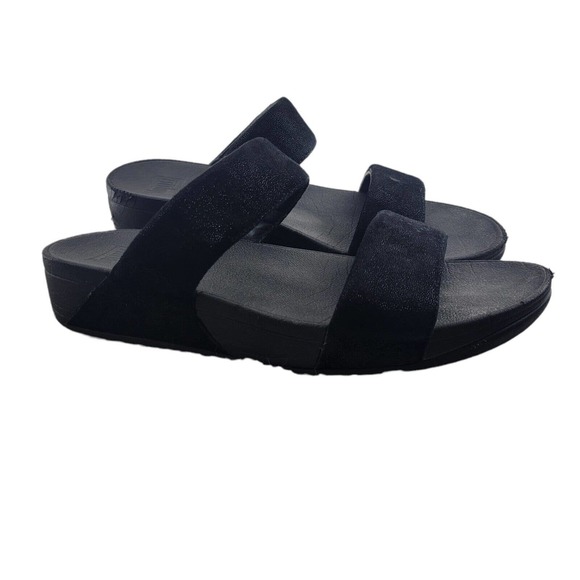 fitflop shimmy suede